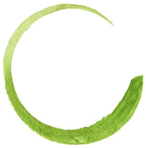 A green circle with the letter c in it.